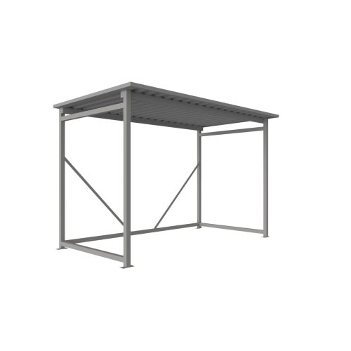 ECOBOX – Pensilina piana per biciclette e moto