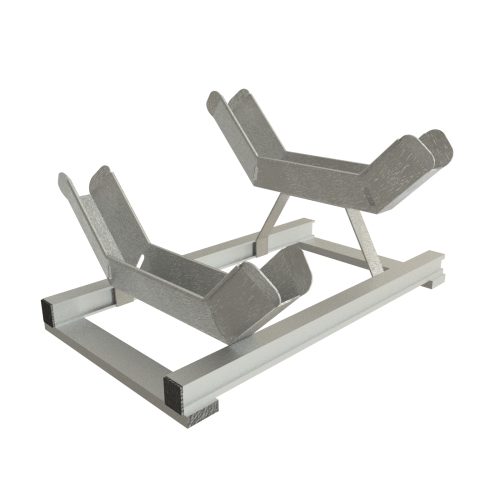 27 - Rastrelliera per bici con supporto in lamiera